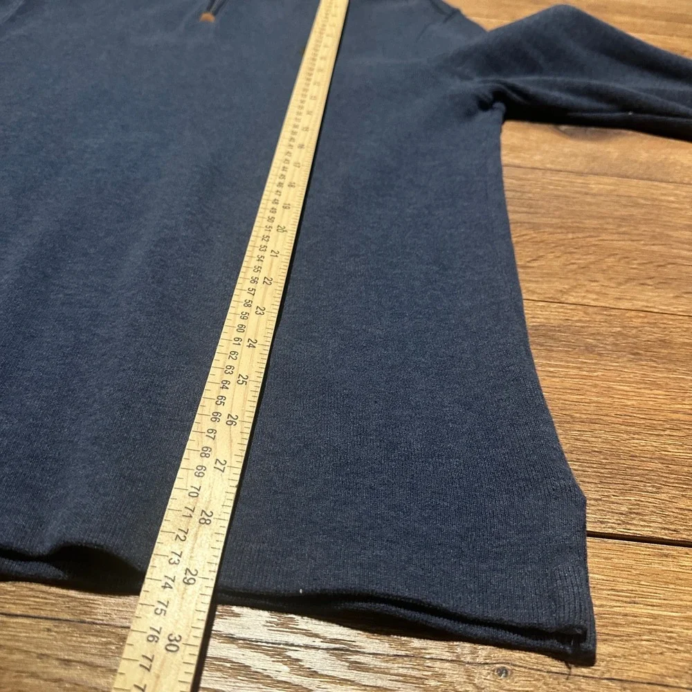 Vintage Polo Ralph Lauren Blue Quarter Zip Pullover Mens M